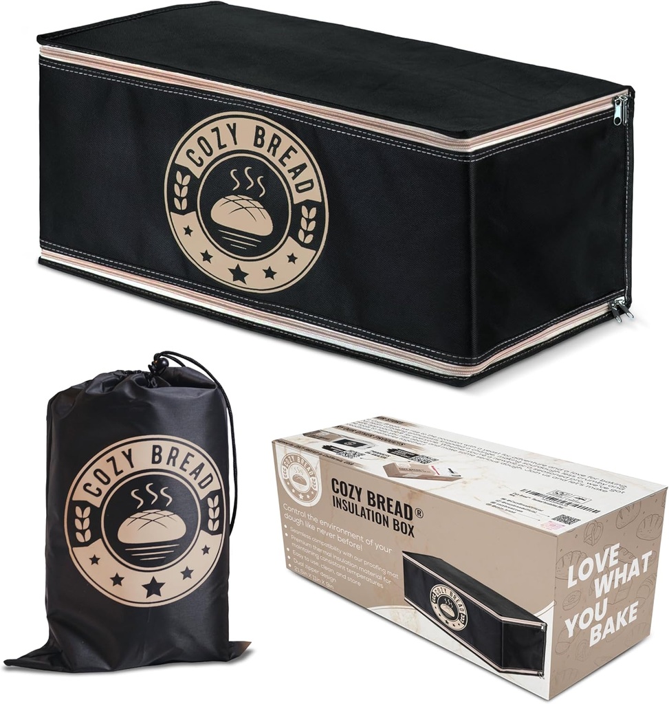 Cozy Bread® Proofing Box | Compatible with 10" x 21" Proofing Mat (Heat Mat Not Included) | USA Brand