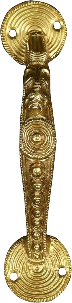 Exotic India 7" Door Handle in Brass - Brass