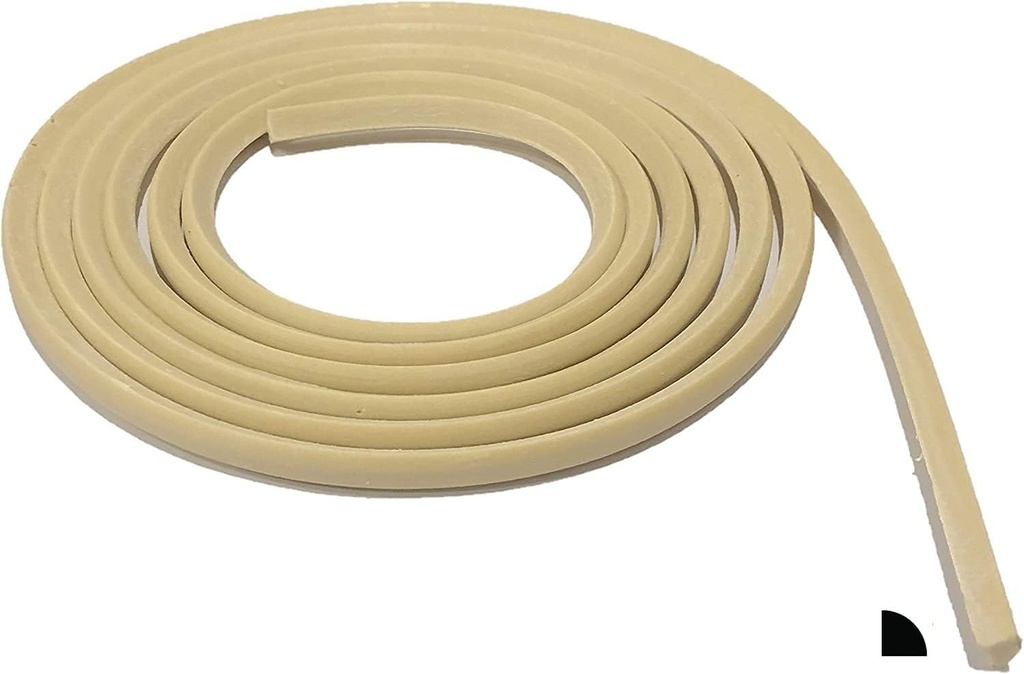 FlexTrim #WM110 Size 0.25 inch x 0.25 inch - Very Small - Flexible Quarter Round - 8' feet Long