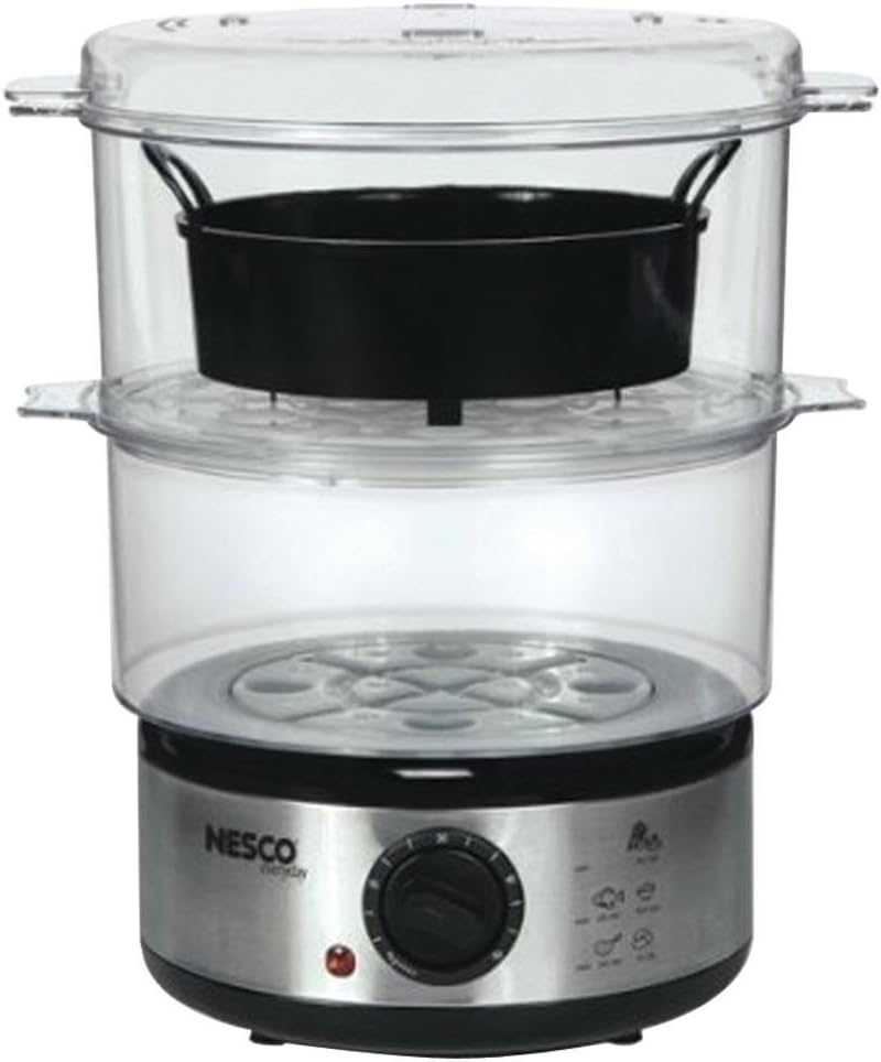 Nesco ST-25P 5-Quart Food Steamer, 400 watts