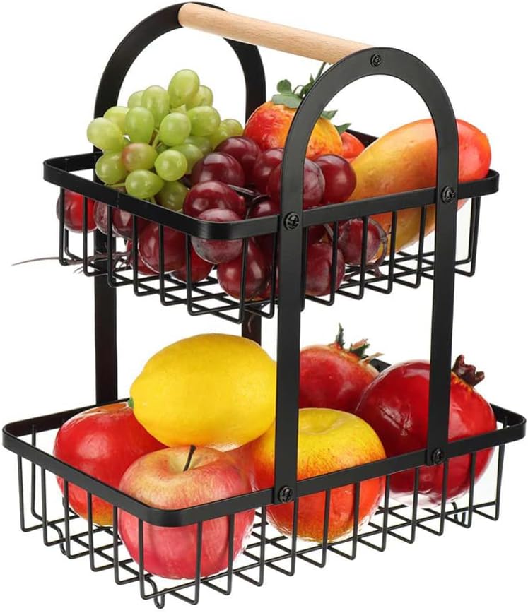 Zerodeko Multi-function Fruit Holder Detachable Fruit Basket for Kitchen Storage Stylish Room Kitchen