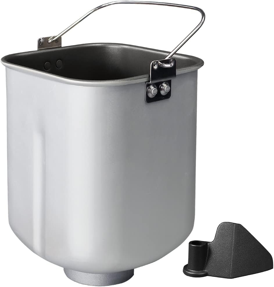 KITCHENARM Non-Stick Bread Pan With Kneading Paddle For Kitchen Arm 2LB Vertical Bread Maker KA8520 KA8510 Teflon Coated - Custom Replacement Parts Fit ONLY Certain Vertical 2LB Bread Machines