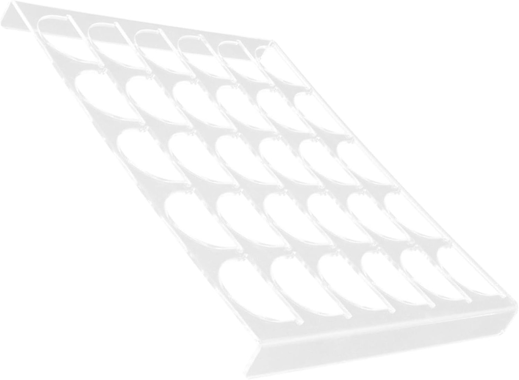 TEHAUX 30 Grid Capsule Organizer Rack Espresso Capsule Holder Kitchen Shop Cabinet Drawer Storage Display Rack