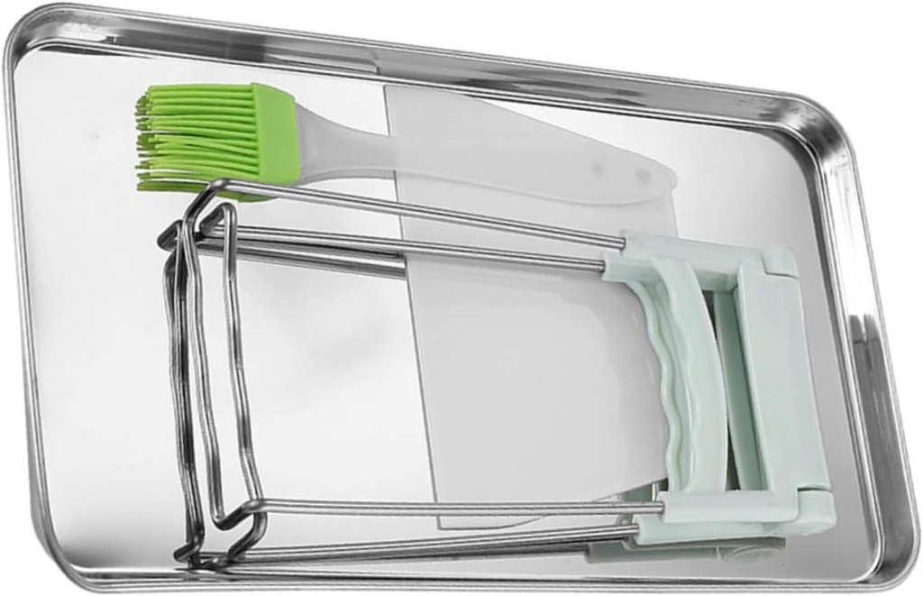 Ciieeo 1set Stainless Steel Steam Food Pan Set Baking Tools for Efficient Cooking and Serving for Barbecues Steaming and Baking and Elegant Design