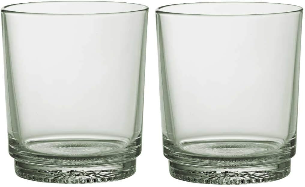 Villeroy & Boch Match Water Mineral 2-Piece Extravagant Drinking Set Made of Crystal Glass in Fresh Green Dishwasher Safe 380 ml