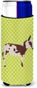 Caroline's Treasures American Spotted Donkey Green Decorative Hugger, Slim Can, Multicolor