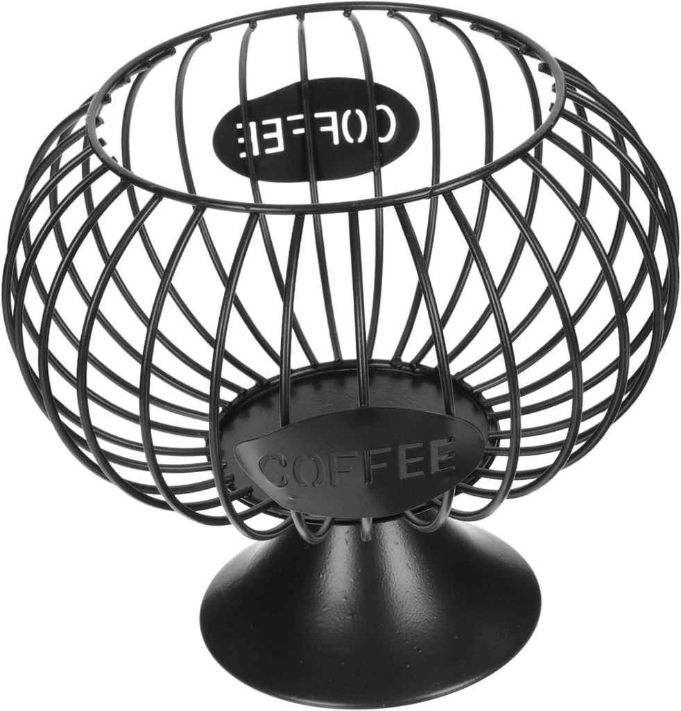 Coffee Capsule Storage Basket Large Capacity Organizer Wire for Snack Holder Iron Fruit Basket