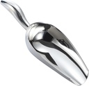 1pc Stainless Steel Flour Scoop with Handle for Kitchen Bar and Party Use for Ice Nuts Beans and More Food-grade Material