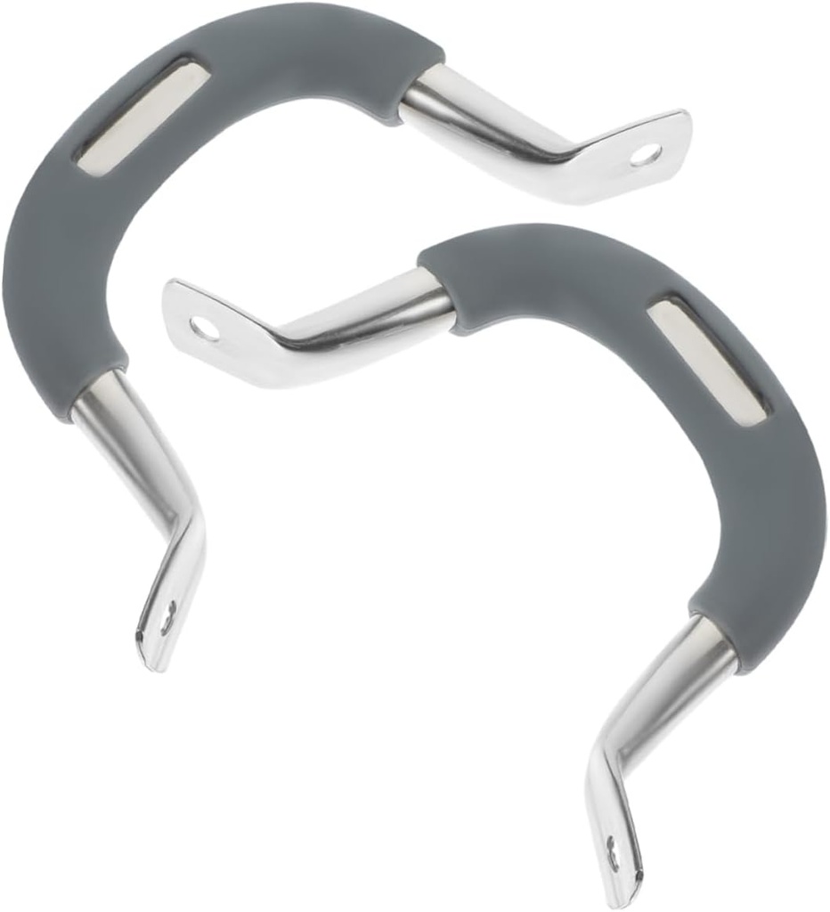 2pcs Stainless Steel Frying Pan Hot Skillet Handle Pot Side Handle Saucepan Side Handle Slow Cooker Replacement Handle Sauce Pot Grips Pan Handle Grip Wok Silica Gel Pot