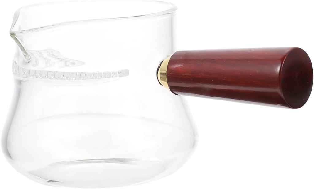 Tea Set Beautiful Glass Tea Dispenser Heatproof Side Handle Cup for Sake