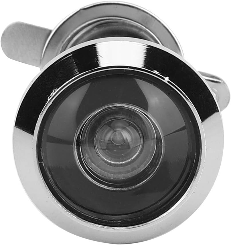 2Pcs Peephole Camera for Apartment Door, 220-degree Door Viewer with Privacy Cover[16mm-Silver]