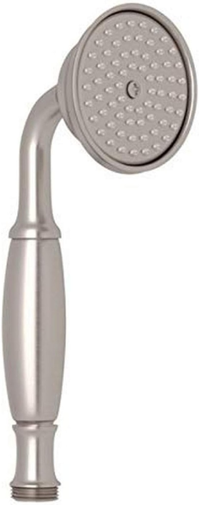Rohl 1101/8ESTN Anti-Cal Single-Function Handshower, Satin Nickel