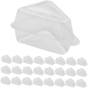 Zerodeko 50pcs Cake Carrier Hinge Lid for Safe Dessert Storage for Parties and Events