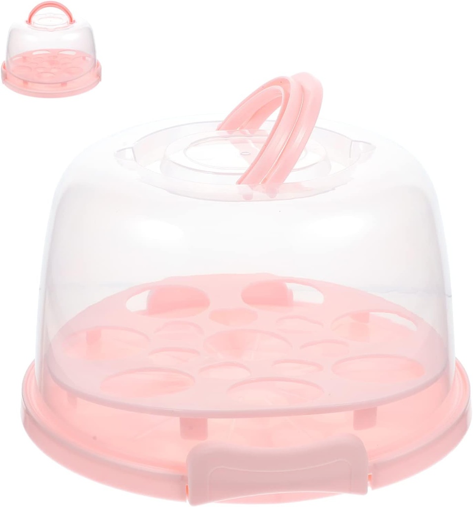 Cupcake Stand Cupcake Stand Cupcake Stand 8 Transparent Reusable Portable Cake Case Birthday Cake Storage Box + Cupcake Spacer Cupcake Boxes Cupcake Boxes Cupcake Boxes