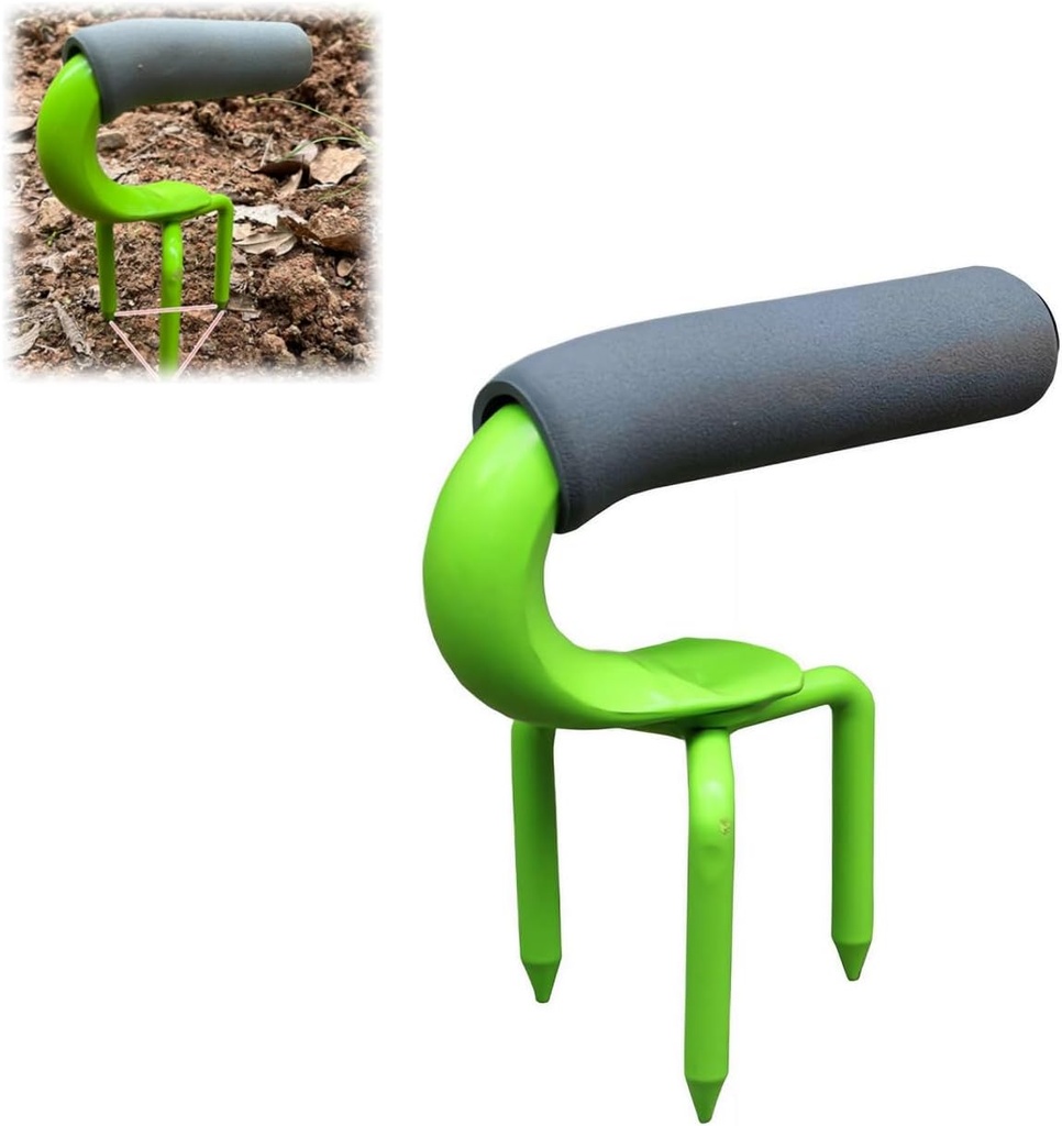 Hand Tiller Claw Cultivator,Manganese Steel Soil Loosener with Soft Faom Handle,Manual Soil Tiller,Garden Weeder Tool for Raised Garden Beds Potted Cultivating Tiller Cultivator