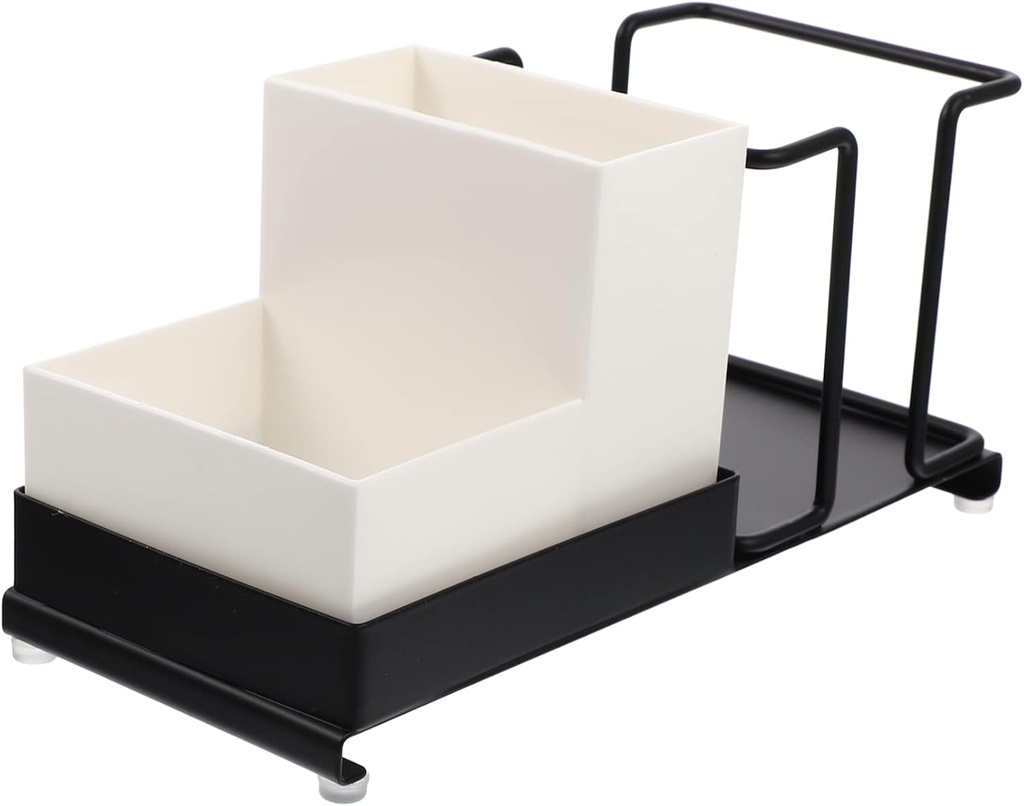 Portable Holder Inn Sugar Bag Box Station Rack Paper Cup Holder High-class Tea Organizer Box Open Design Easy Access Coffee Sugar Napkins for Home Office