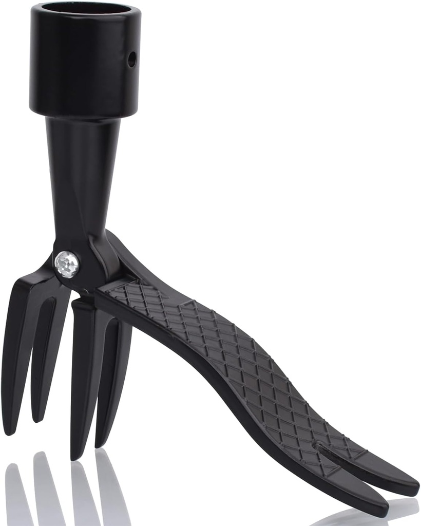 Stand Up Weed Puller an Upright Weeding Tool Standing Weed Clip No Bending 4 Claws