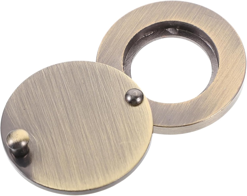 Gadpiparty Door Peephole Cover Decorative Privacy Protector for Apartments Viewer Shield for Enhanced Security and Privacy Easy to Install Elegant Antique Bronze Finish