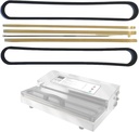 Sealer Supply Maintenance Parts Kit Compatible with Weston PRO-2100, PRO-2300, PRO-3500 Models - Includes 2 Chamber Seals, 3 PTFE Seal Bar Tapes & 1 Heat Wire - Weston Pro Vacuum Sealer Parts