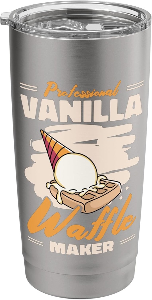 Vanilla Waffles Novelty For Waffle And Breakfast Fans Stainless Steel Insulated Tumbler