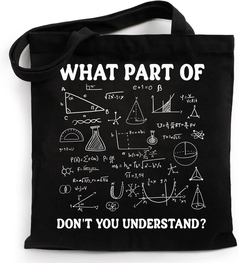 Funny Canvas Tote Bag for Teacher, Teacher Appreciation Gifts, Thank You Teacher Gifts from Student