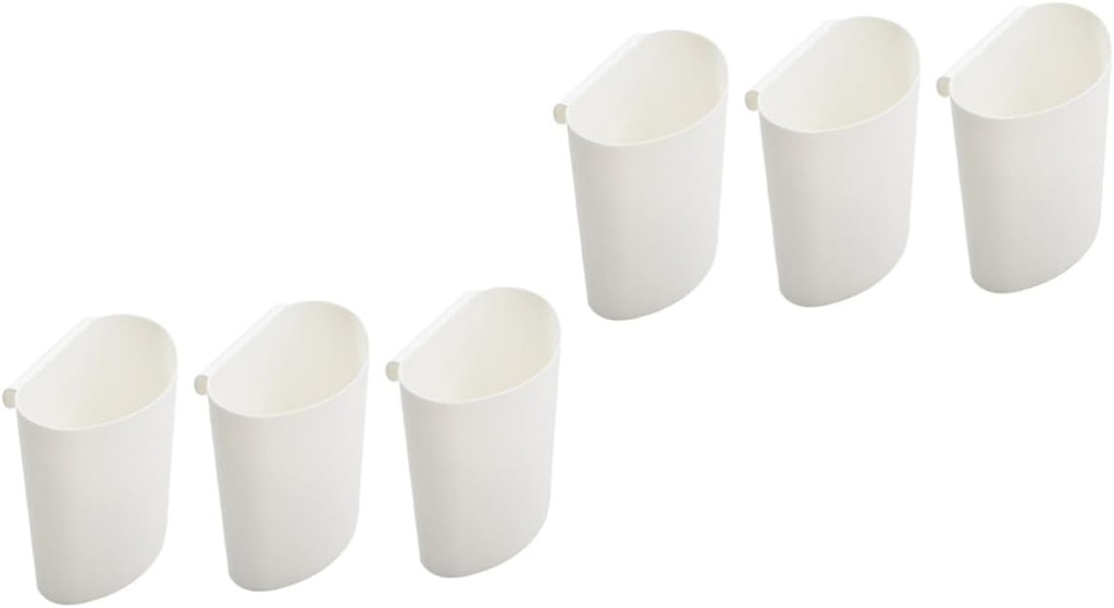 6pcs Over Toilet Storage Basket Fruit Basket for Kitchen Rolling Cart Cup Holder Accessory Material