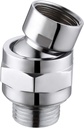 KES Shower Connector Ball Joint Shower Head Swivel Ball Adapter Brass Adjustable Arm Extension Universal Component Polish Chrome, PSB101-CH