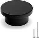 goldenwarm 6 Pack Black Cabinet Knobs for Dresser Drawer Knob for Hardware Handles and Pulls for Kitchen Drawers Zinc Alloy