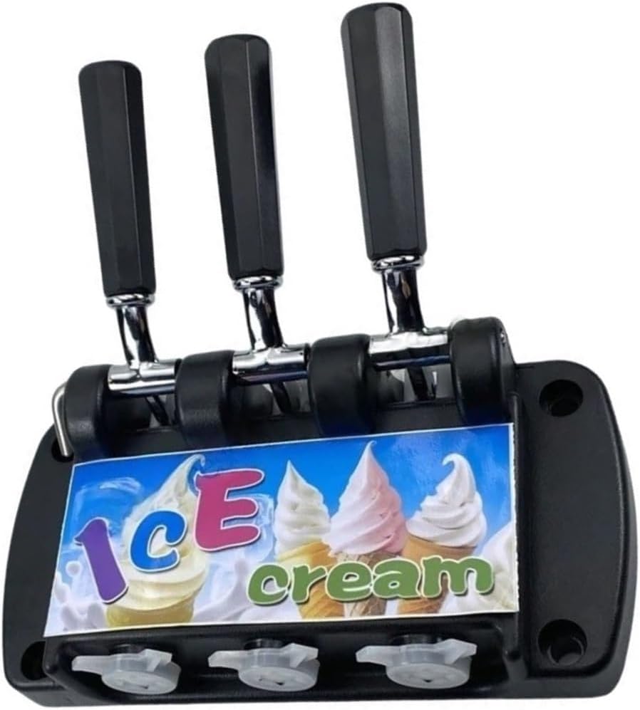 Complete Set of Front Panel Spare Parts for Ice Cream Machine, Discharge Valve Assembly, Compatible for MK/Compatible for ZM2392 Soft Ice Cream Machine