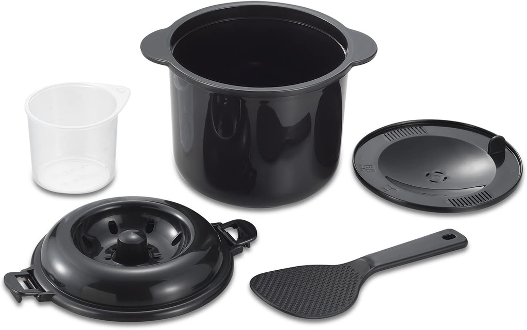 Home & Appliances Rice Cocker Only for Microwave Oven 2-cup Chibikuro-kun Model: