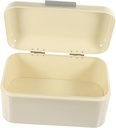 Retro Bread Box with Cover Painted Surface Lightweight Kitchen Storage Container for Fresh Bread Pantry and Countertop Organizer