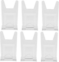 ARTIBETTER Elegant 6pc Acrylic Plate Holder Retail Display Stand Photo Frame Rack Easy Assembly Home Decor