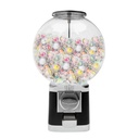 Vending Machine 1 Dollar Coin Gumball Machine Large Capacity 500 x 1.26in Balls Capsule Toy Vending Machine Twister Ball Dispenser for Retail Store, Amusement Park, Game Store (Black)