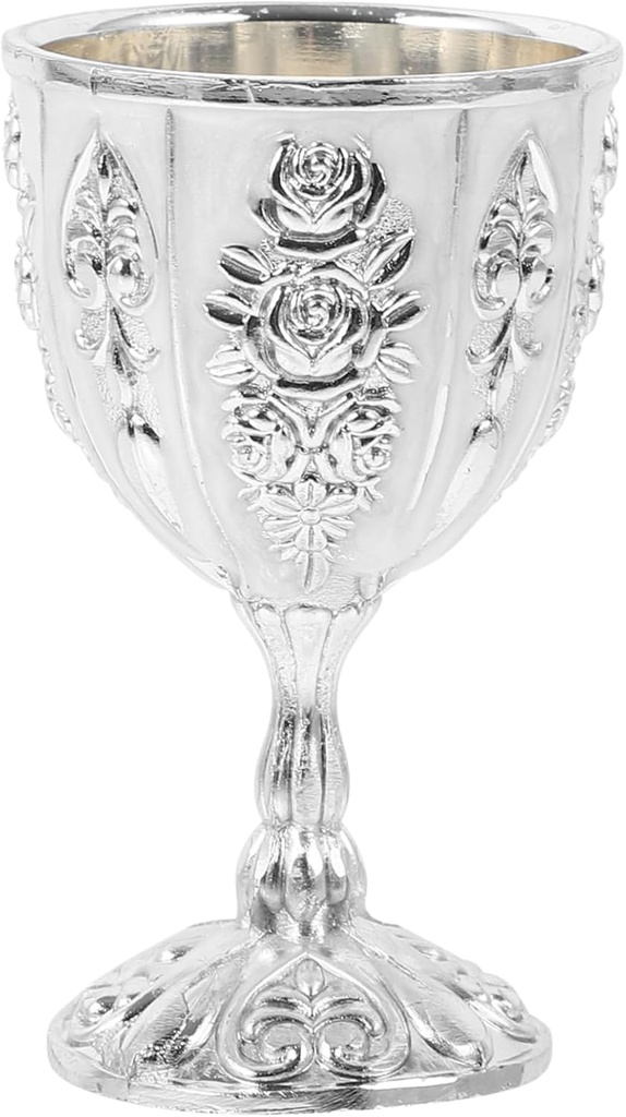 Cabilock European Style Goblet Wine Cup Retro Elegant Cocktail Glass Decorative Parties and Home Use