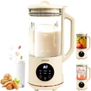 Automatic Nut Milk Maker,Blender for Kitchen 40oz Cold Drinks,27oz Hot Drinks,Soy Milk Maker,Rice Paste,Juice,Baby Food Hot Blender,Corn,Crushing Ice,Delay Start/Keep Warm/Boil Water