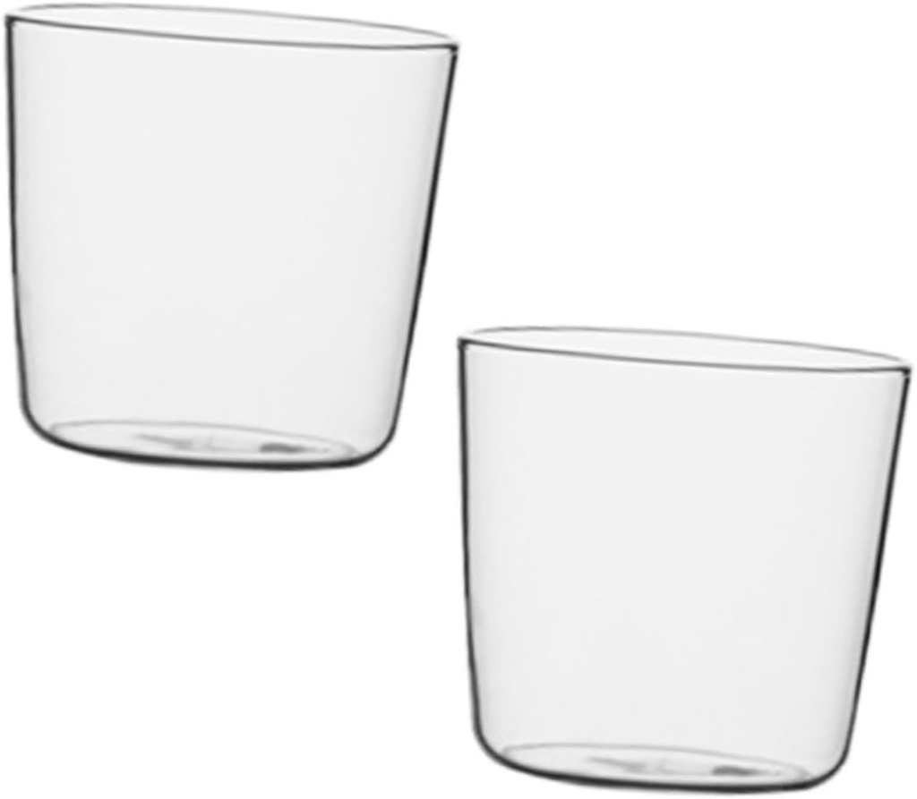 PRETYZOOM 2pcs Cold Drink Glasses Beverage Cups for Juice Iced Tea for Home Parties Picnics Versatile Beer Drinkware