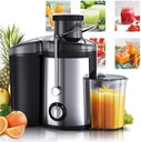 Citrus Juicer, Centrifugal Juicer Extractor with Large 6.5cm Feed Chute,Electric Juicer with 2 Speed Control,Easy to Clean, Anti-Drip, High Juice Rate