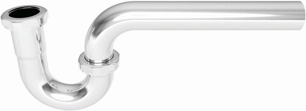 Brasstech 301/26 1-1/4-Inch by 1-1/4-Inch "P" Trap Less Flange, Polished Chrome