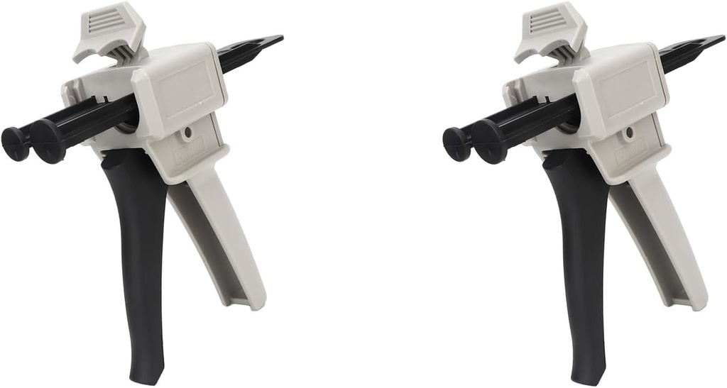 2PCS Caulking Gun, Adjustable Hand Caulk Gun, Anti Dripping Regulating, Sealant Silicone Gun 50ML AB Glue Gun