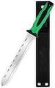 Insulation Knife - Sod Cutter Knife: stainless steel 7.87-Inch sharp blade, double side utility Lawn Repair Saw with Nylon Sheath (new green)
