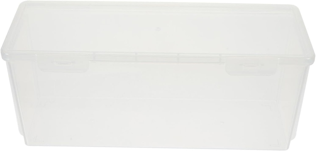Garneck Household Transparent Bread Box Medium Kitchen Storage Container for Refrigerator Practical Multi Function Bread Dispenser and Organizes Countertops Housewarming Gift