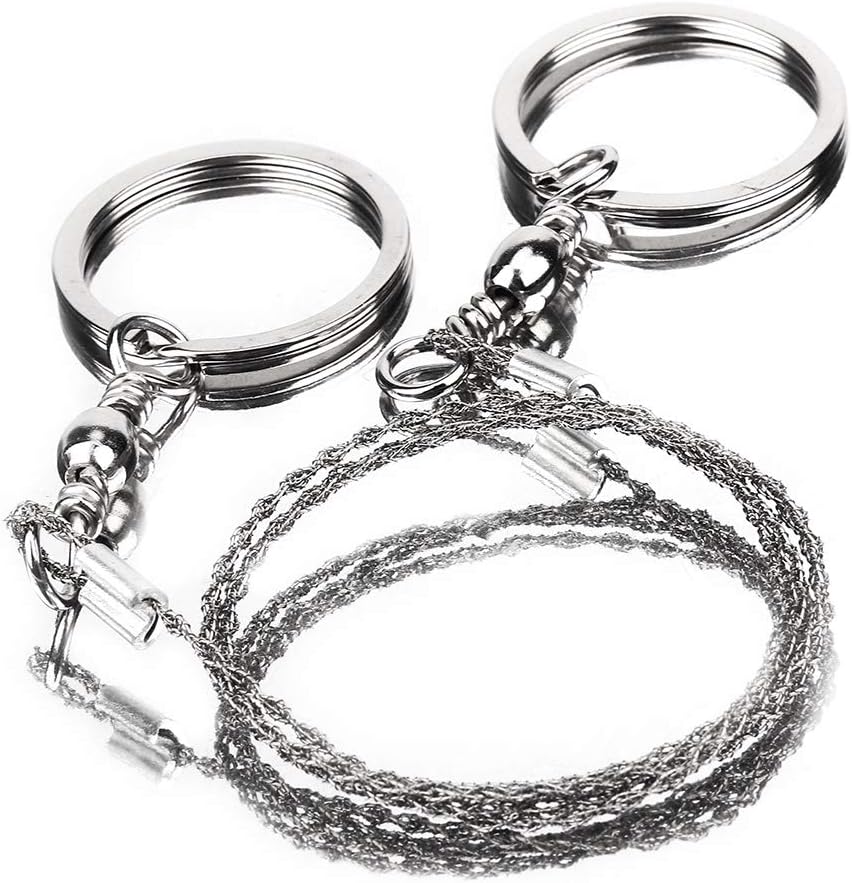 Wire Saw Stainless Steel Pocket Wire Saw Emergency CamSurvival Chain Saw Survive Tool Portable Angle Saw Cows Use Hornless Wire Saws Outdoor Sawn Wood