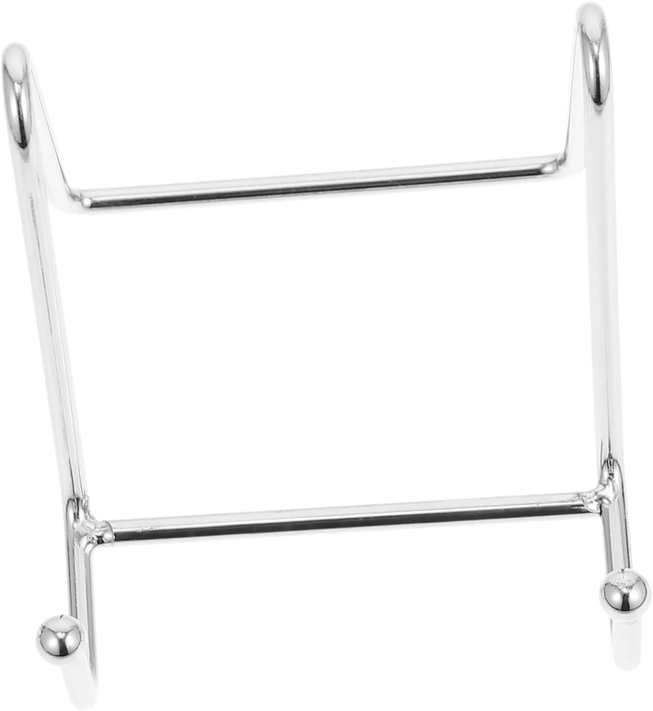 PRETYZOOM Iron Display Stand for Plates and Books Elegant Photo Holder Rack for and Stylish Plate Display Easel for Collectibles Awards and Pictures