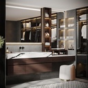 Bathroom Vanity with Sink - Luxury Bathroom Sink Cabinet, Floating Vanity with Smart Defogging Mirror & Storage Drawer, Multi-Layer Solid Wood Panel - Complete Accessories (72")