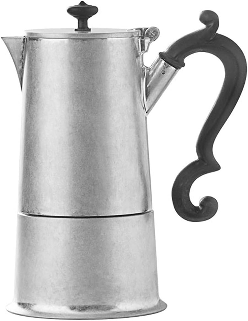 Portable Pour Over Coffee Kettle, Outdoor Camping Brewing Pot-Silver