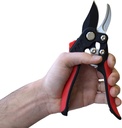 TABOR TOOLS S851A Bypass Hand Pruner with Compound Action, Makes Clean Cuts. Professional Sharp Secateurs, Pruning Shears, Garden Shears, Clippers for the Garden.