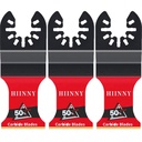 3PCS Carbide Oscillating Tool Blades,Heary Duty for Hard Material,Professional Universal Oscillating Saw Blades,Quick Release for Hard Metal, Nails, Bolts and Screws