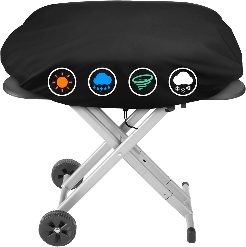 ZBXFCSH Heavy Duty Grill Cover Compatible with Coleman Roadtrip LX/LXX/LXE/285 and Compatible with Smoke Hollow 205 Grills, All Weather