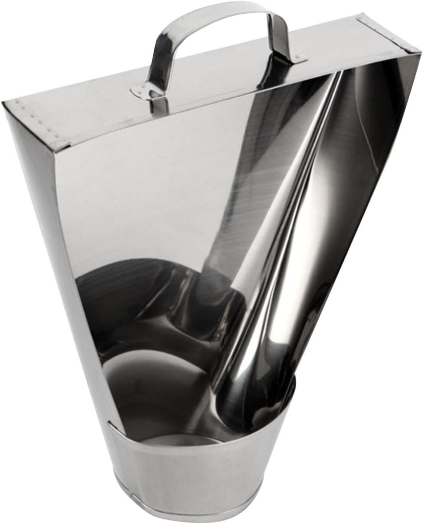 French Fry Scoop Stainless Steel Chips Scoop with Anti Slip Handle Multipurpose Kitchen Gadget for Popcorn Candy Nuts Snacks Ice