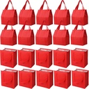 20 Pcs Insulated Shopping Bags for Groceries with Zipper & Handles, Large Foldable Cooler Bags for Hot & Cold Food